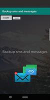 Backup sms and messages poster