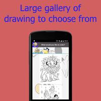 Cartoons Colouring pages poster