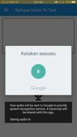 Bahasa Voice Speech to Text &  โปสเตอร์