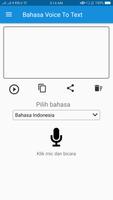 Bahasa Voice Speech to Text &  ภาพหน้าจอ 1
