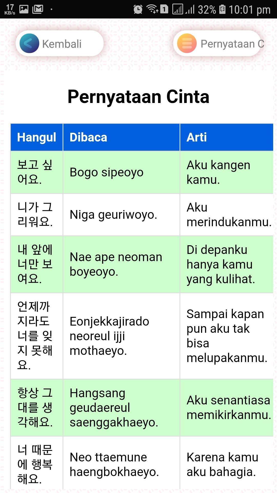 Cara Mudah Belajar Bahasa Korea für Android - APK herunterladen