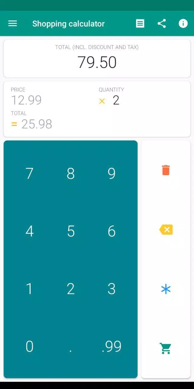 Descarga de APK de Calculadora de Compras para Android