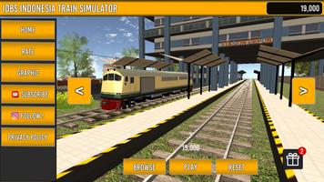 IDBS Indonesia Train Simulator Affiche