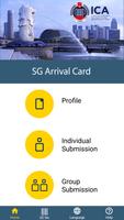 SG Arrival Card penulis hantaran