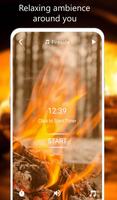 برنامه‌نما Crackling Fire Sound Fireplace عکس از صفحه