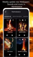 برنامه‌نما Crackling Fire Sound Fireplace عکس از صفحه