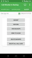 Call Blocker &Call Logs Backup ポスター