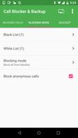 Call Blocker &Call Logs Backup screenshot 1