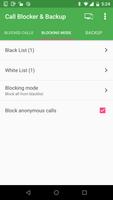 Call Blocker &Call Logs Backup スクリーンショット 1