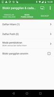 Pemblokir Panggilan & Cadangan screenshot 1
