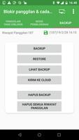 Pemblokir Panggilan & Cadangan screenshot 2