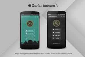 Al Quran Indonesia plakat