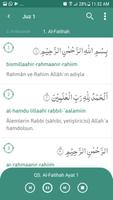 برنامه‌نما Al Quran Turkish (Türkçe) عکس از صفحه