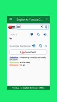 English to Yoruba Dictionary Cartaz