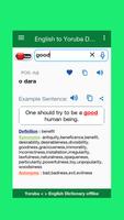 English to Yoruba Dictionary imagem de tela 1