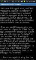 IDEAL Accessible App Installer Affiche