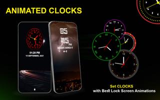 Lock Screen Clock Live-poster