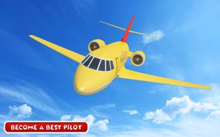 پوستر Airplane Game Flight Pilot Sim