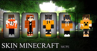 Orange Skin Minecraft پوسٹر