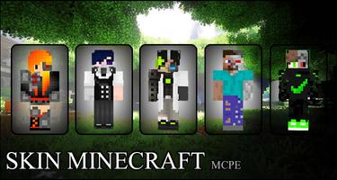 Cyborg Skin Minecraft-poster