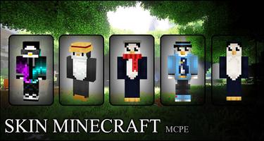 Penguin Skin Minecraft poster