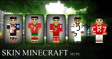 Ronaldo Skin Minecraft پوسٹر