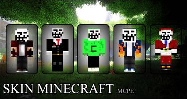 Troll skin Minecraft Affiche