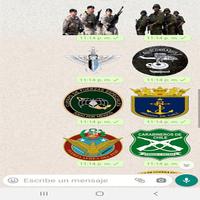 Military Stickers Affiche