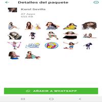 برنامه‌نما Karol Sevilla Stickers عکس از صفحه