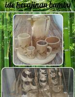 idées d'artisanat en bambou Affiche