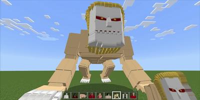 Attack Titans mod for Mcpe Affiche