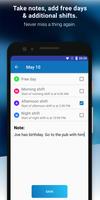 Shifter - Shift calendar screenshot 1
