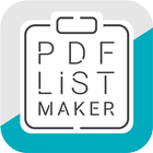 PDF List Maker icône