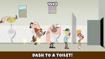 Toilet Dash: Run for a promotion capture d'écran 2