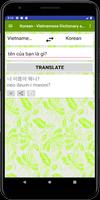Korean Vietnamese Dictionary and Conversation capture d'écran 3