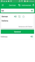 German Indonesian Dictionary capture d'écran 2