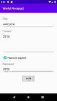World Notepad screenshot 1