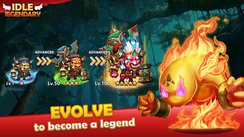 Idle Legendary：Afk Epic Heroes Battle Game Screenshot 3