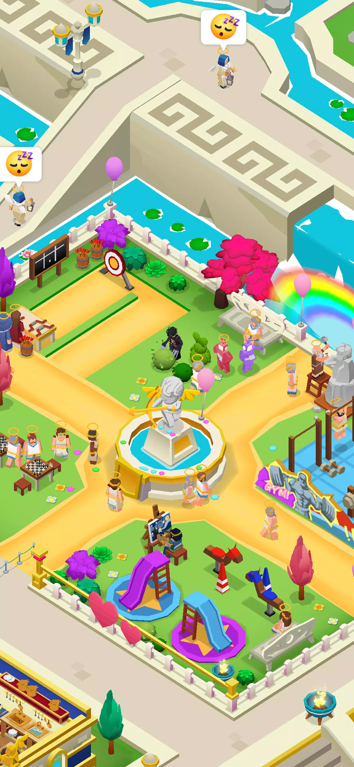 Idle Abbey Tycoon: Help people