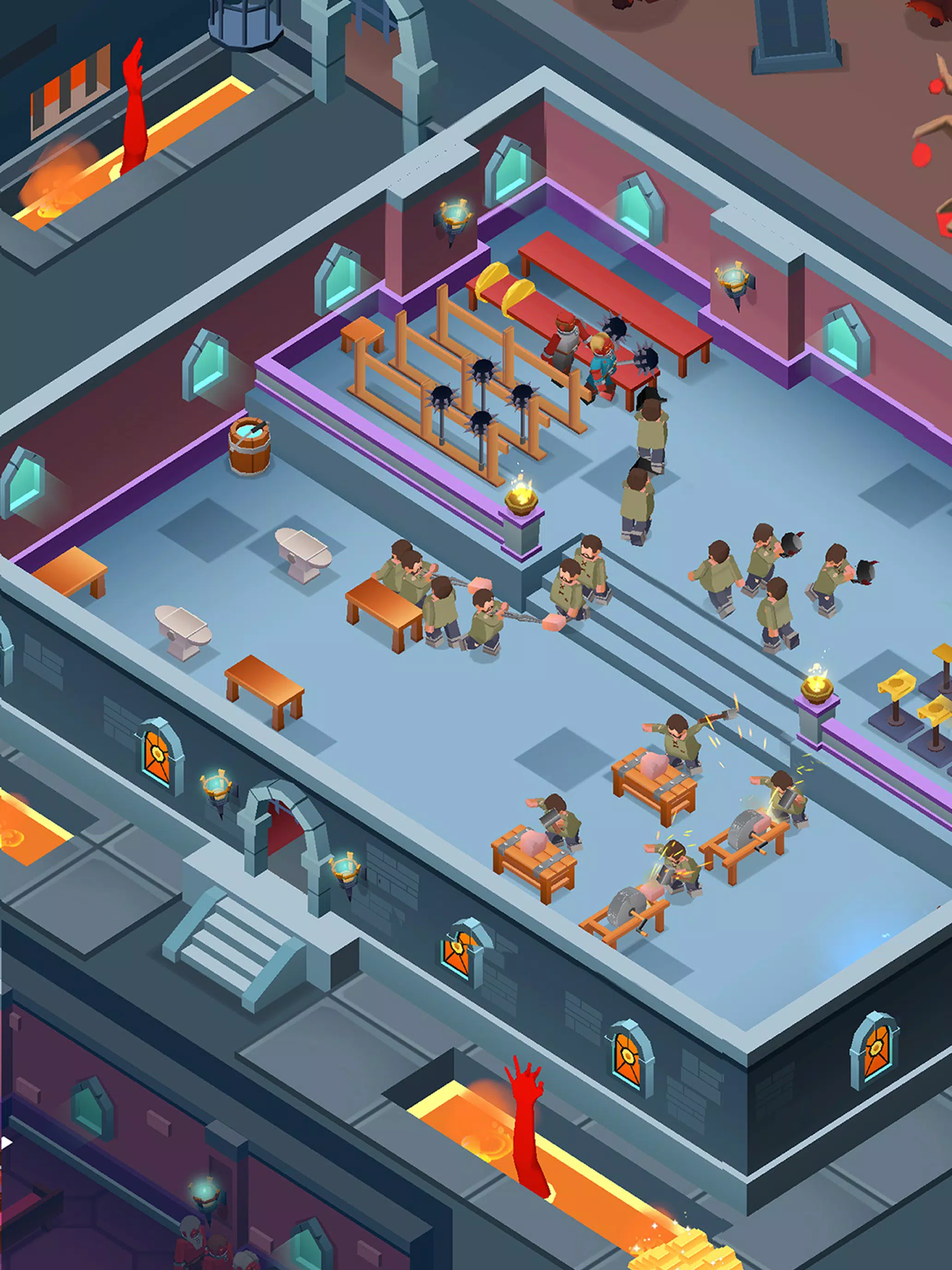 Idle Abbey Tycoon: Help people