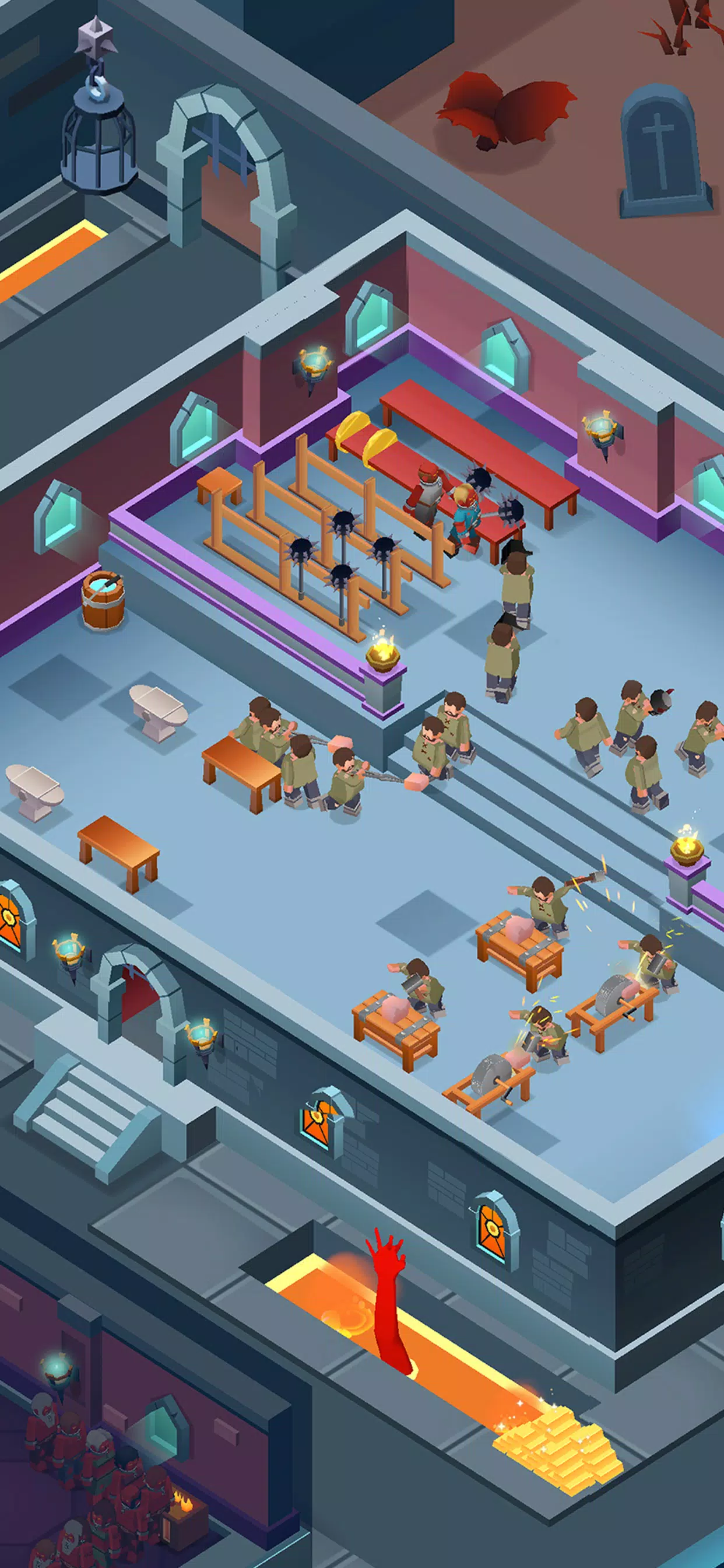 Idle Abbey Tycoon: Help people