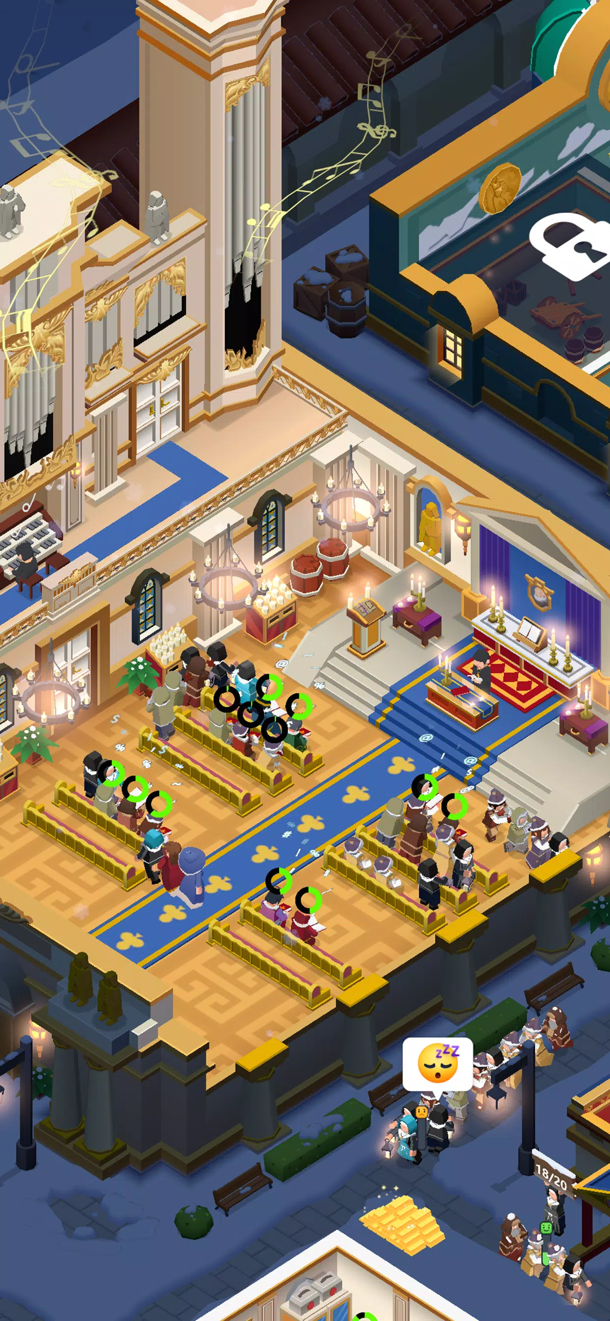 Idle Abbey Tycoon: Help people