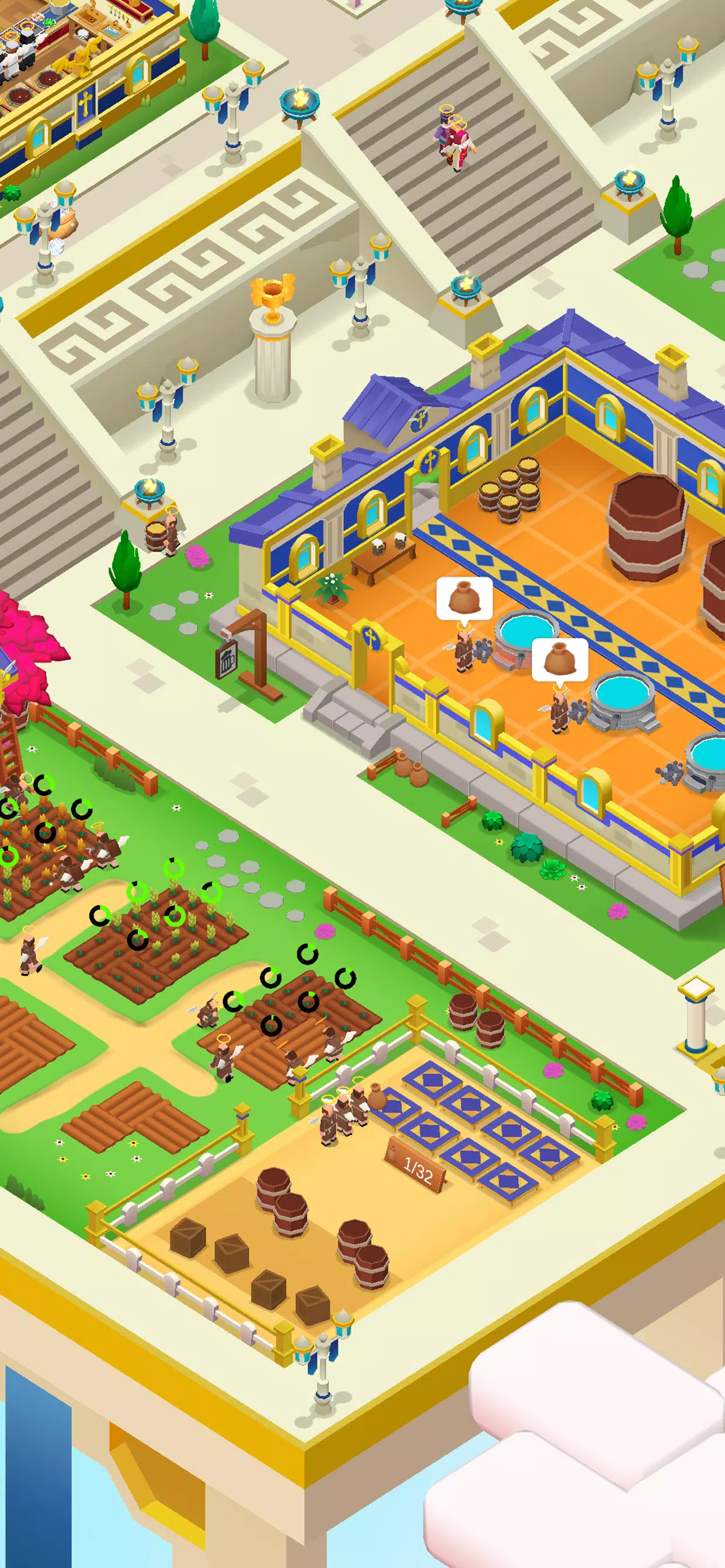 Idle Abbey Tycoon: Help people