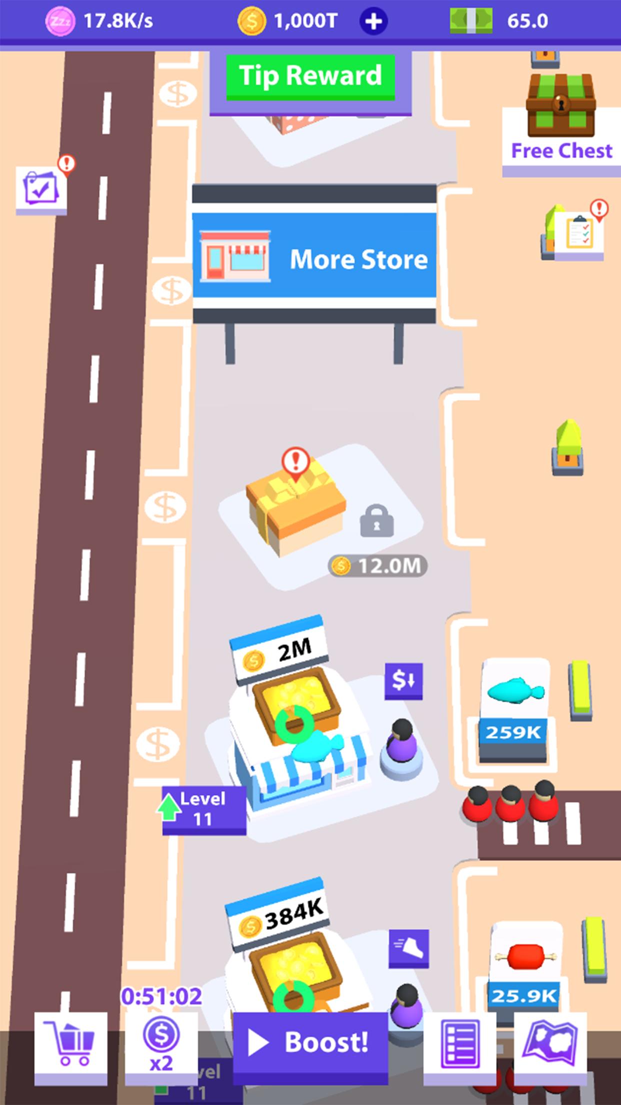 Idle Bazaar MOD APK 1.2.8 [Unlimited Money + No Ads] 4