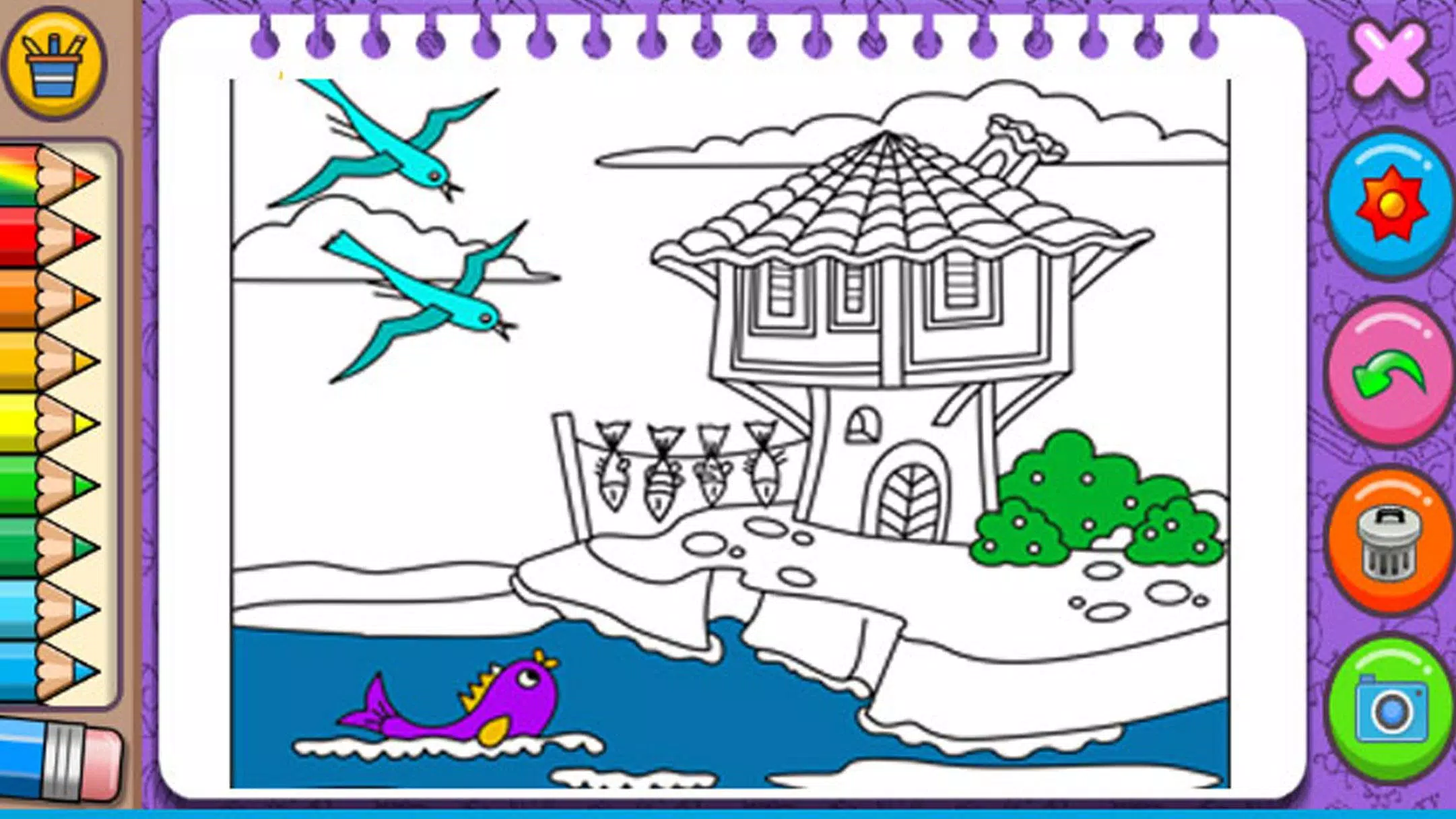 Idle Home Painting Game House Coloring Pages for Android   APK ...