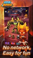 IDLE RAID - one man, one army poster