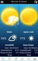 Météo pour la Suisse et Monde Affiche