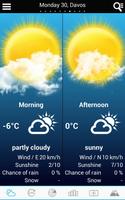 Weather for Switzerland الملصق