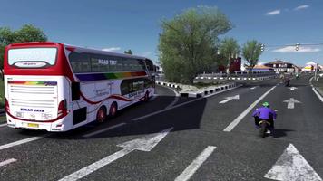 Bus Oleng Racing Simulator imagem de tela 1