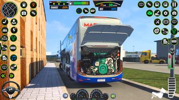 Euro Coach Bus Conduite 3D Sim capture d'écran 1